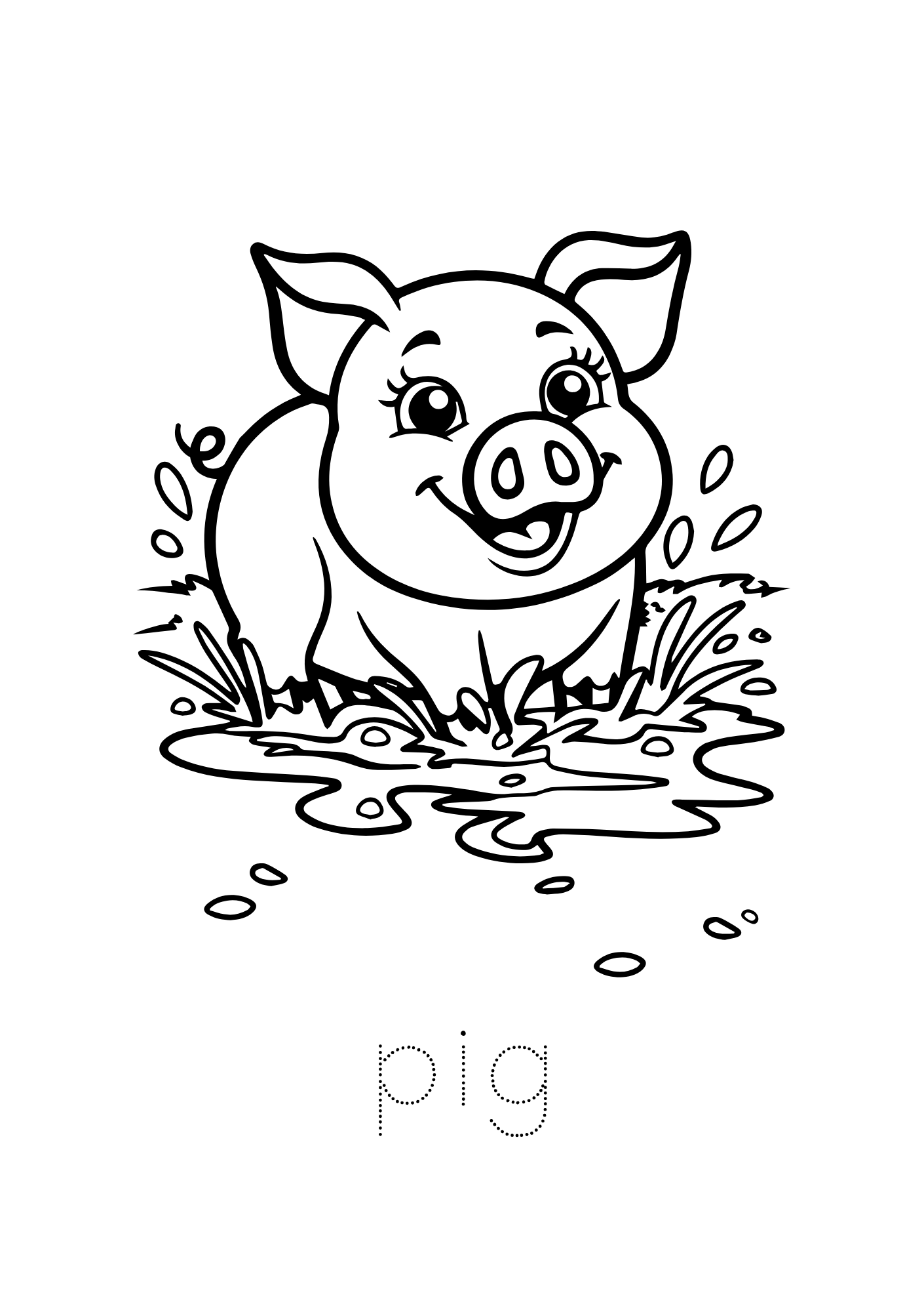 Animal para colorear
